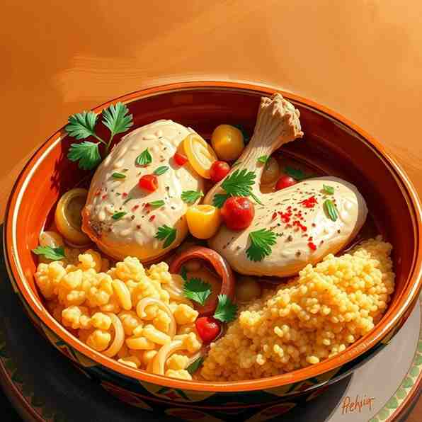 French Chicken Fricasé - Bolivian Recipe